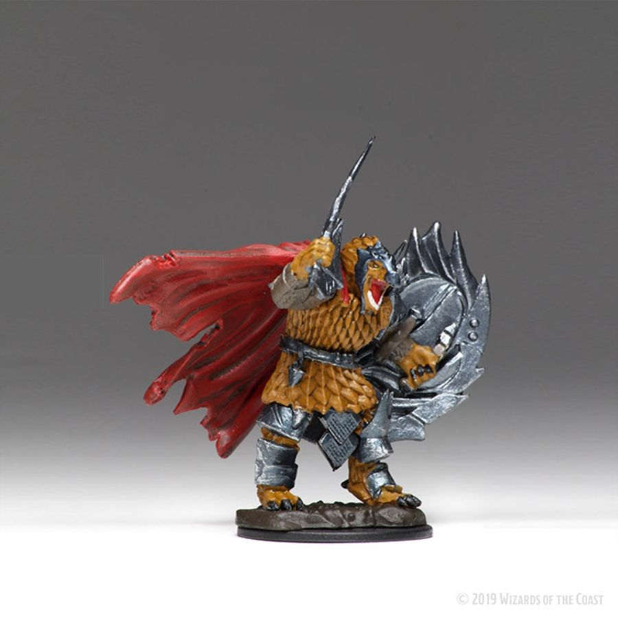D&D Premium Painted Mini: Male Dragonborn Fighter