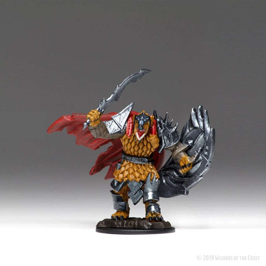 D&D Premium Painted Mini: Male Dragonborn Fighter