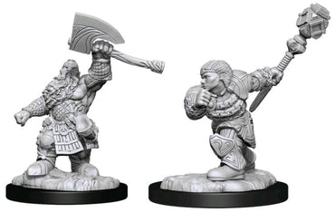 MTG Mini (W02): Dwarf Fighter & Cleric