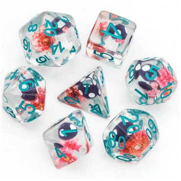 Wild Woodland Mushrooms RPG Dice Set