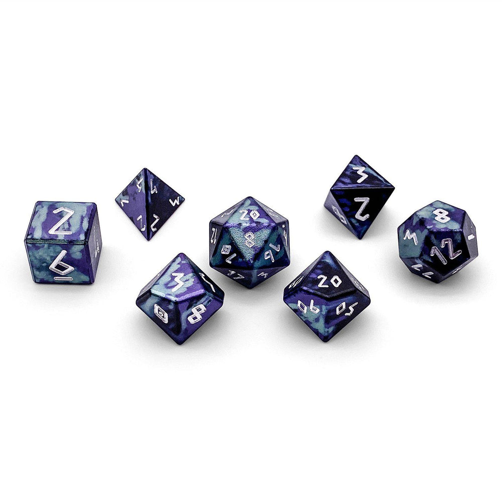 Aluminum RPG Dice Set: Witch's Cauldron