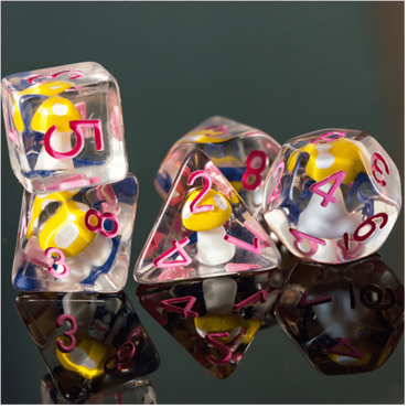 Fantasy Forest Mushrooms RPG Dice Set
