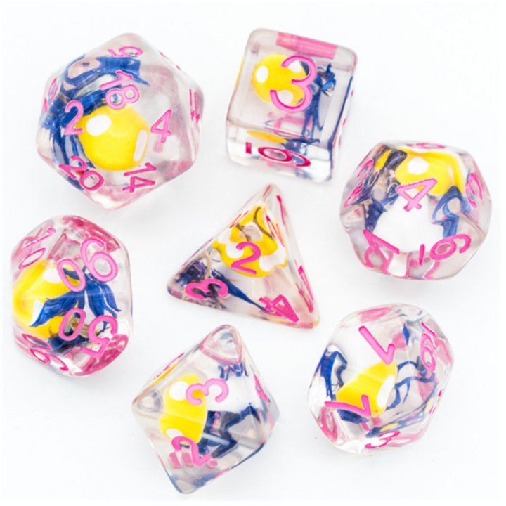 Fairytale Mushrooms RPG Dice Set