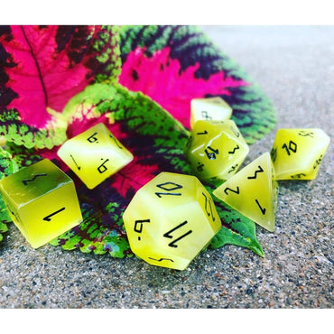 Gemstone Dice: Yellow Cat's Eye