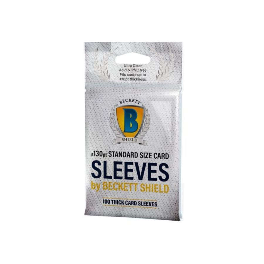 Beckett Shield: <130pt Standard Size Thick Card Sleeves 100ct