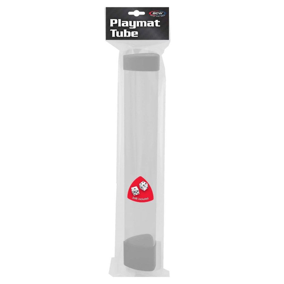 Playmat Tube with Dice Cap: White