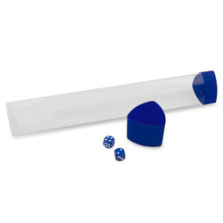 Playmat Tube with Dice Cap: Blue