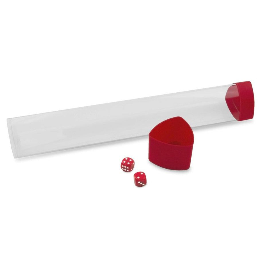Playmat Tube with Dice Cap: Red