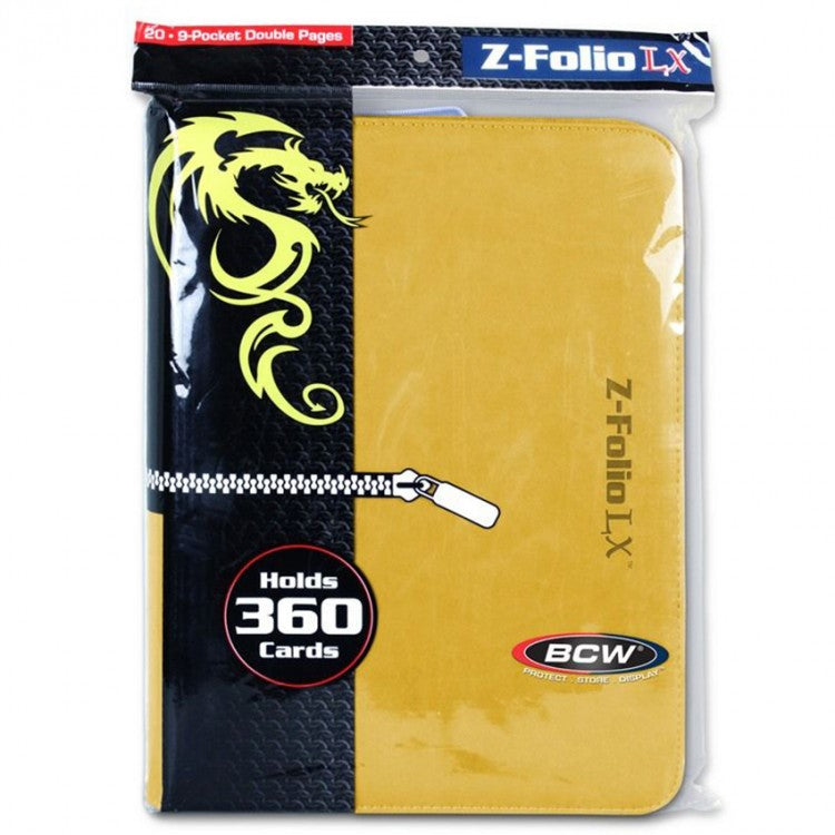 Z-Folio 9-Pocket LX Album - Yellow