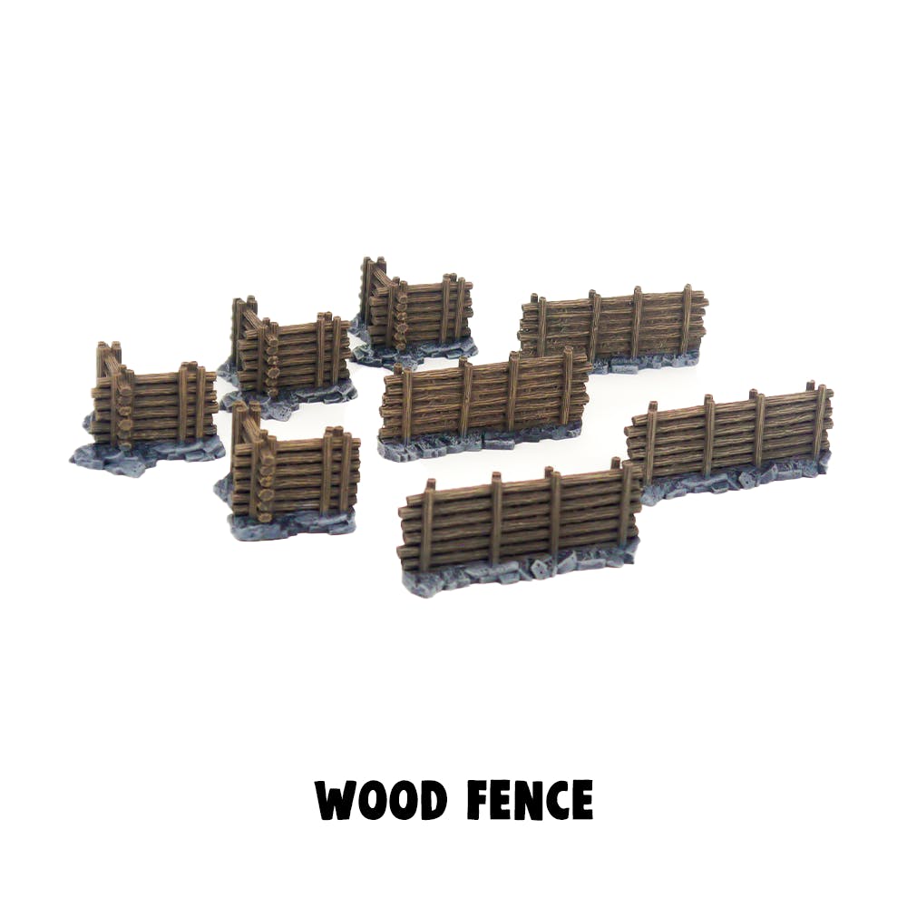Wood Fence Minis (Painted)