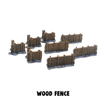 Wood Fence Minis (Painted)