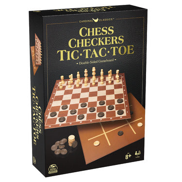 Chess, Checkers, Tic Tac Toe