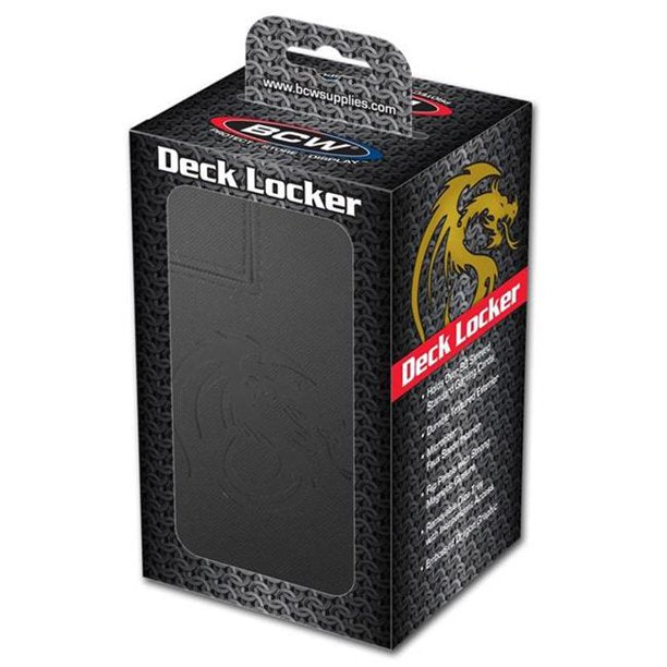 BCW Deck Locker 80 Deckbox - Black