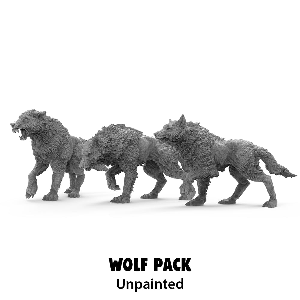 Wolf Pack Minis (Unpainted)