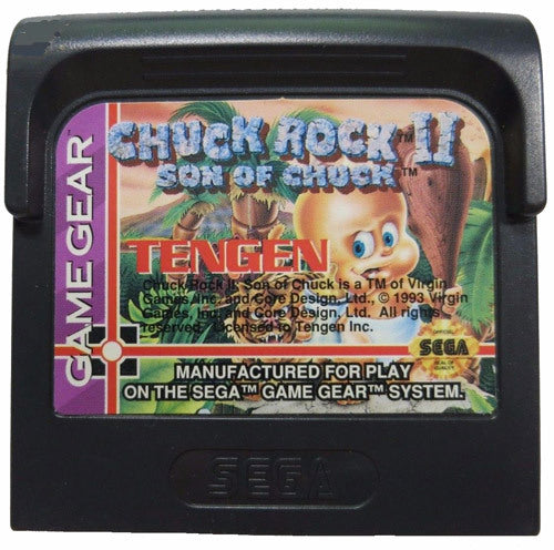Chuck Rock II: Son of Chuck (Used/Sega Game Gear)
