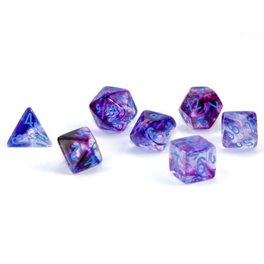Chessex 7-Die Set: Nebula Nocturnal/Blue