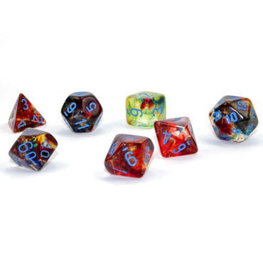Chessex 7-Die Set: Nebula Primary/Blue