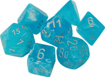 Chessex 7-Die Set: Luminary Sky/Silver