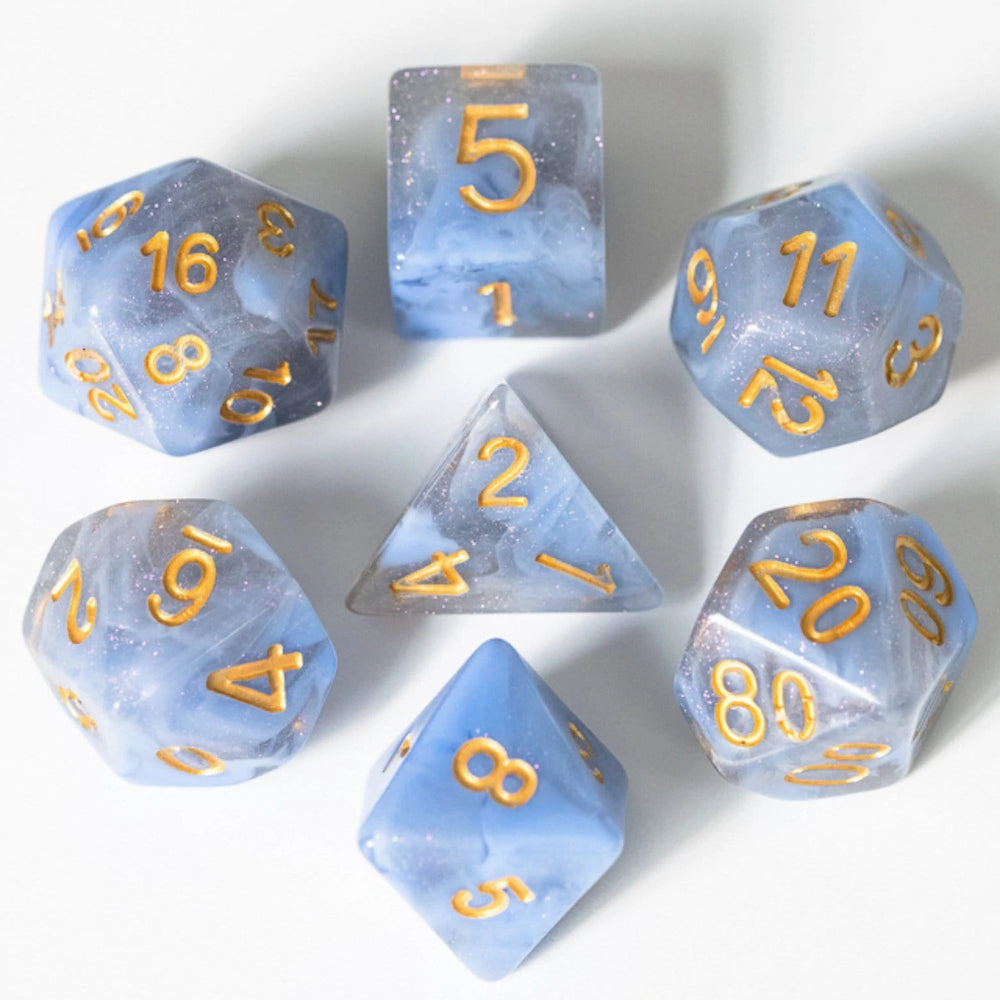 Cloudy Night RPG Dice Set