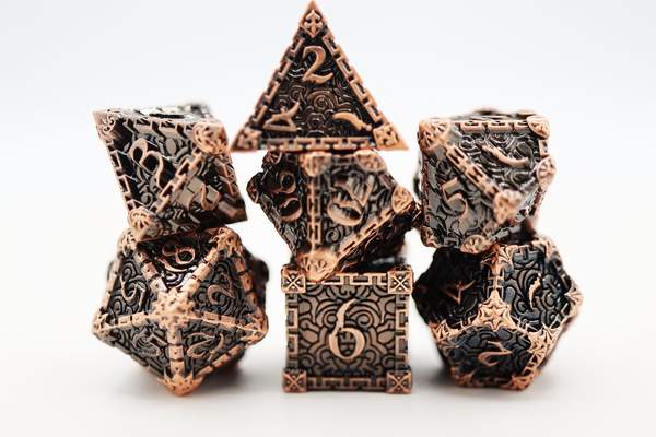 Dagger of Venom: Copper RPG Metal Barrel Dice Set