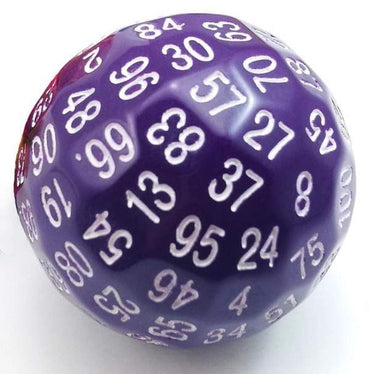 100 Sided Die - Purple D100
