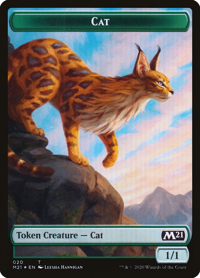 Cat Token (020) [Core Set 2021 Tokens]