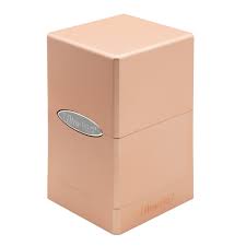 Satin Tower Deck Box: Metallic - Rose Gold