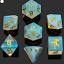 Dragon's Horde Gemstone Dice: Opalite