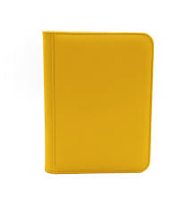 DEX 8-Pocket Zip Binder: Yellow