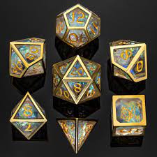 Caged Resin: Opal Ice with Brass