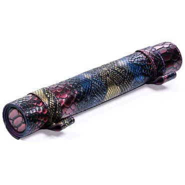Dragon Scale Leatherette Roll-Up Mat