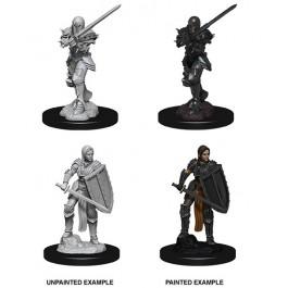 D&D Mini (W09): Female Human Fighter