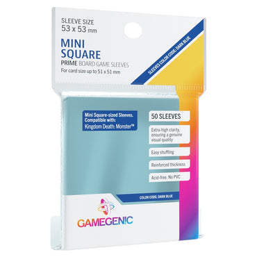 GameGenic "Mini Square" Dark Blue Card Sleeves (53x53mm)