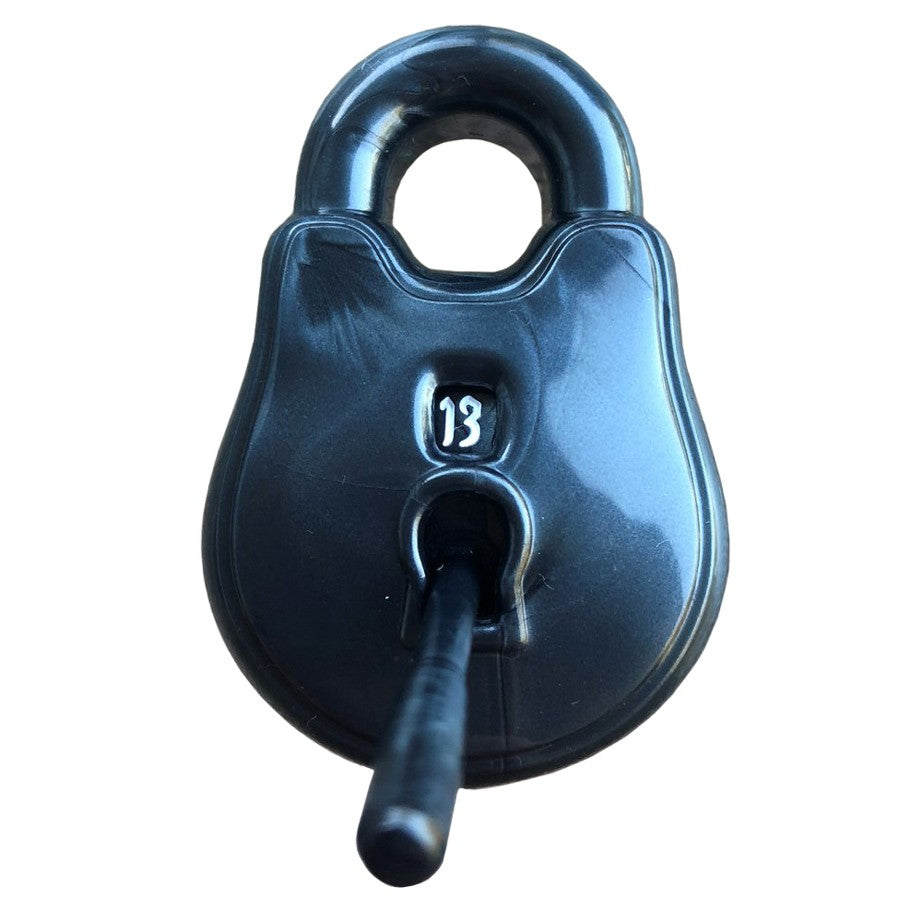 PolyHero Dice Rogue D20 Lock & Pick: Cold Iron & Ice