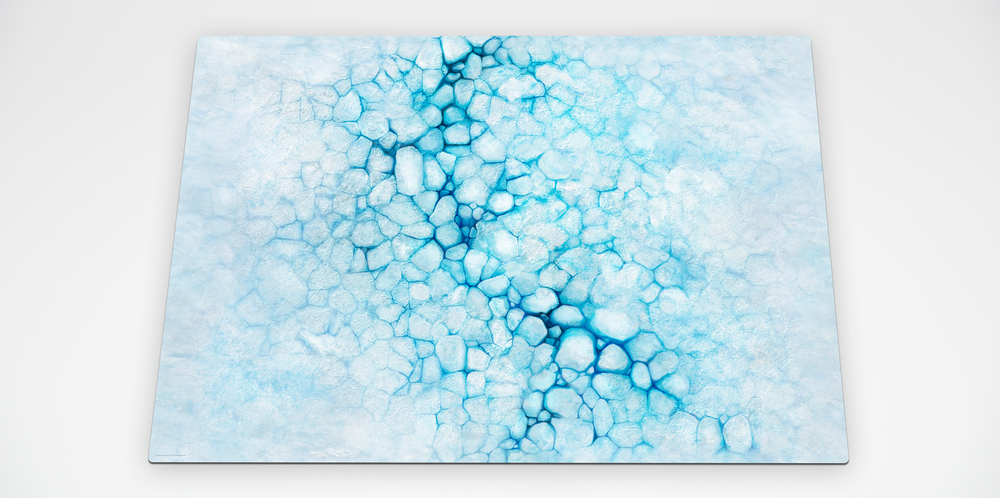 6'x4' Game Mat: Ice Floe / Frozen Tundra [No Grid]