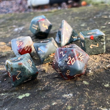Gemstone Dice: Bloodstone