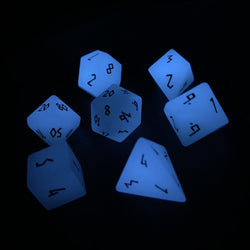 Gemstone Dice: Glow Stone Blue