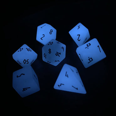 Gemstone Dice: Glow Stone Blue