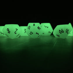 Gemstone Dice: Glow Stone Green