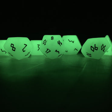 Gemstone Dice: Glow Stone Green