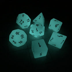 Gemstone Dice: Glow Stone Aqua
