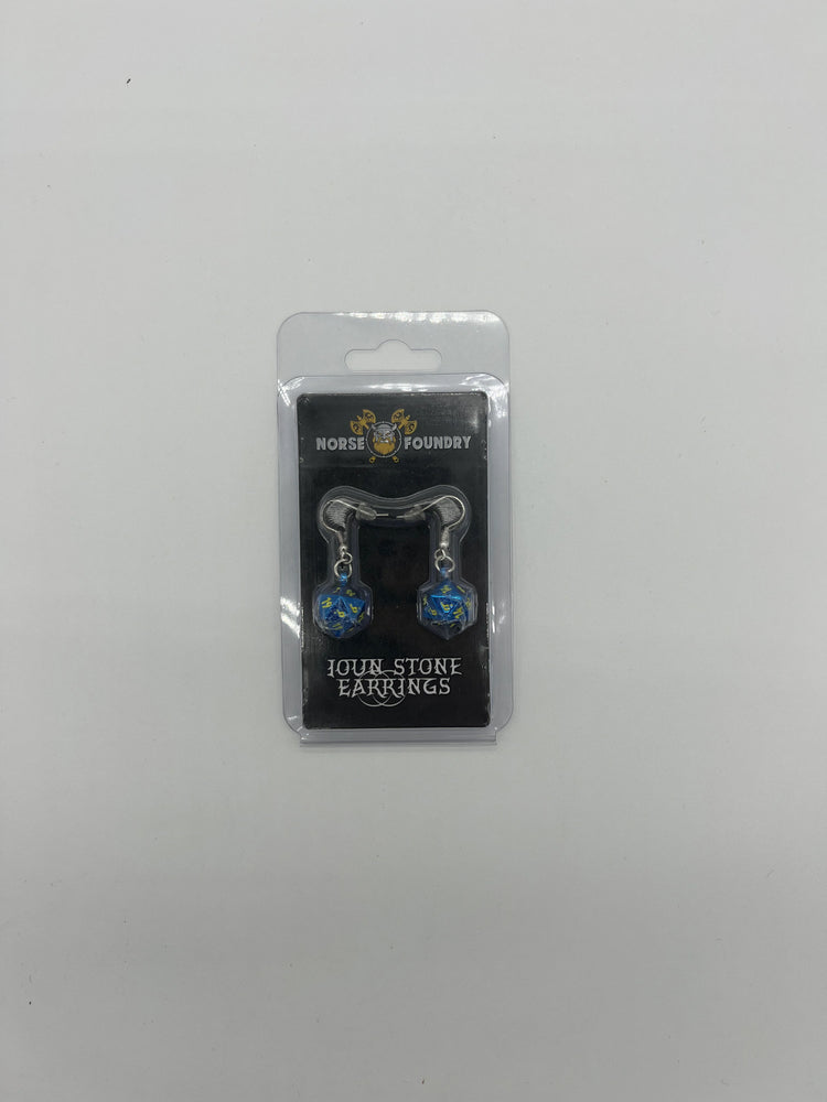 D20 Earrings: Lightning Bolt