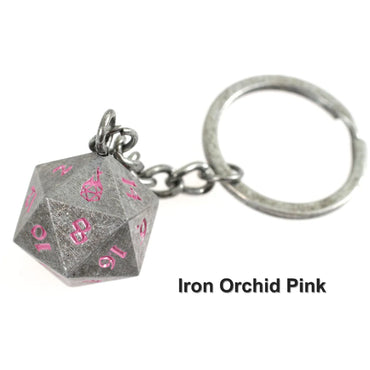Fob of Fate D20 Keychain: Iron Orchid