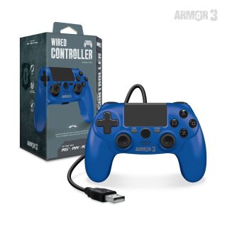 Armor3 PS4 Wired Controller (Blue)
