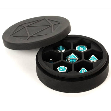 Silicone Round Dice Case - Black