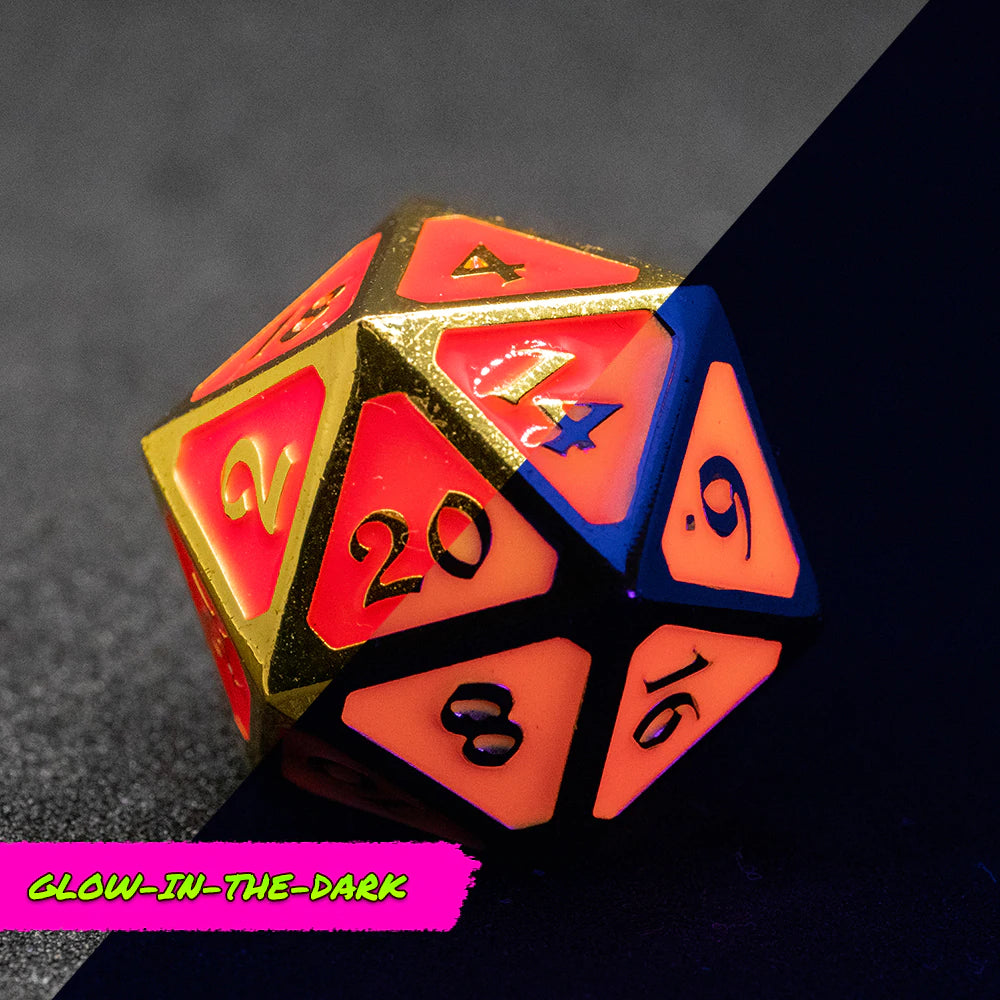MultiClass Dice D20 - AfterDark Mythica Neon Bloom