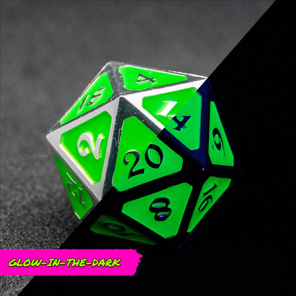 MultiClass Dice D20 - AfterDark Mythica Neon Rave