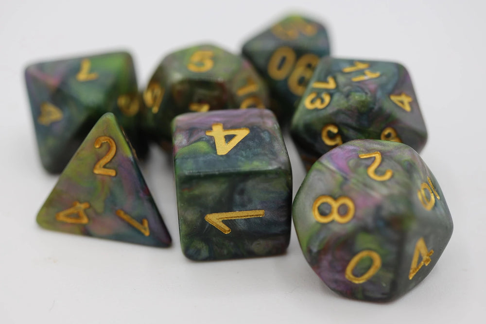Mystic Woodland RPG Dice Set