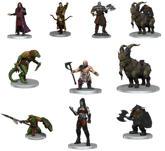 Critical Role Premium Mini: Characters of Tal'Dorei Set 1