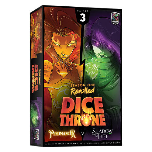 Dice Throne: Pyromancer vs Shadow Thief